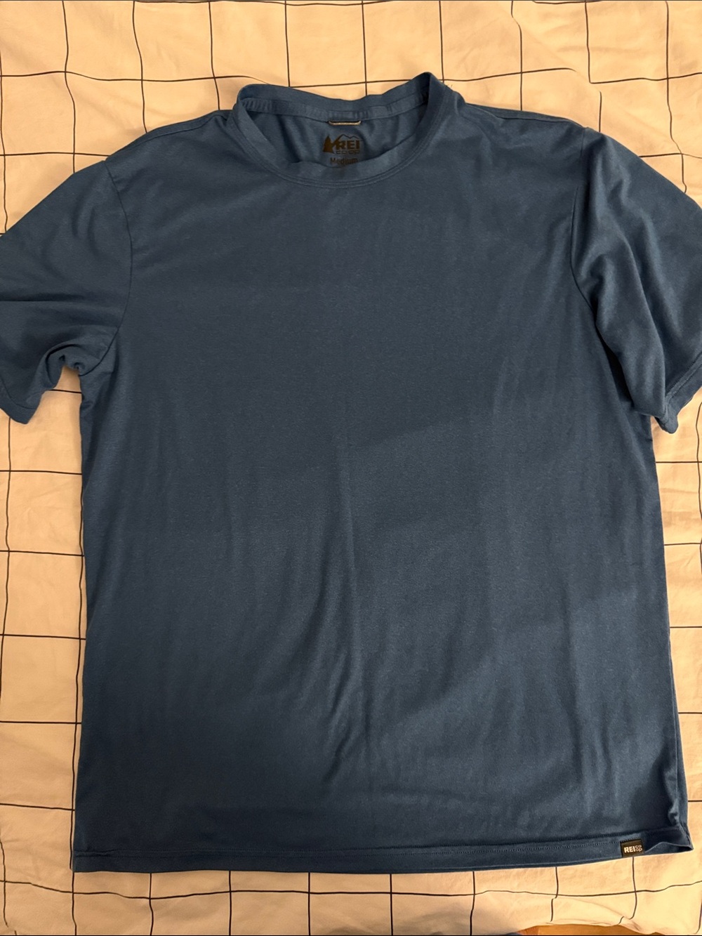 REI Men's Short Sleeve Crew T-Shirt in Deep Blue